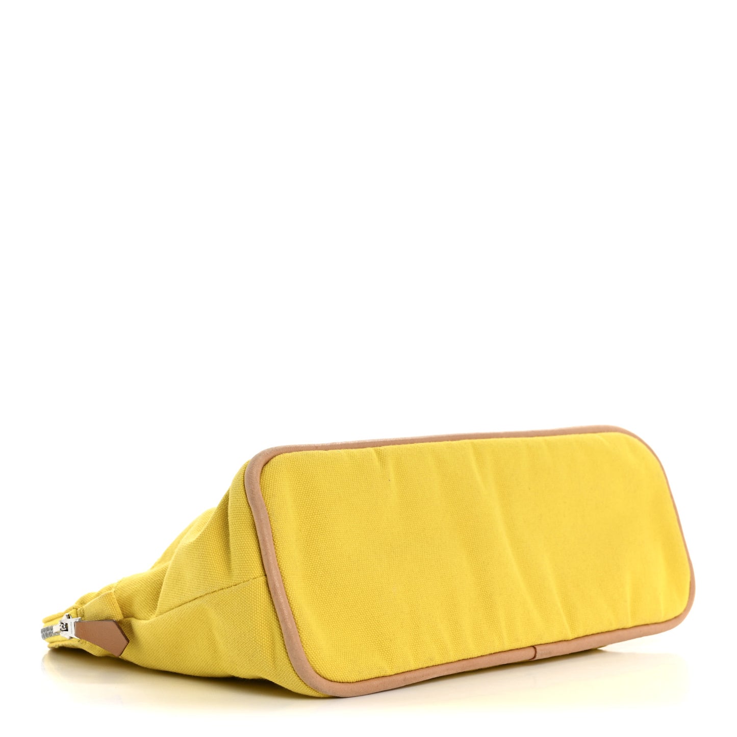 Cotton Canvas Bolide Travel Cosmetic Pouch Yellow