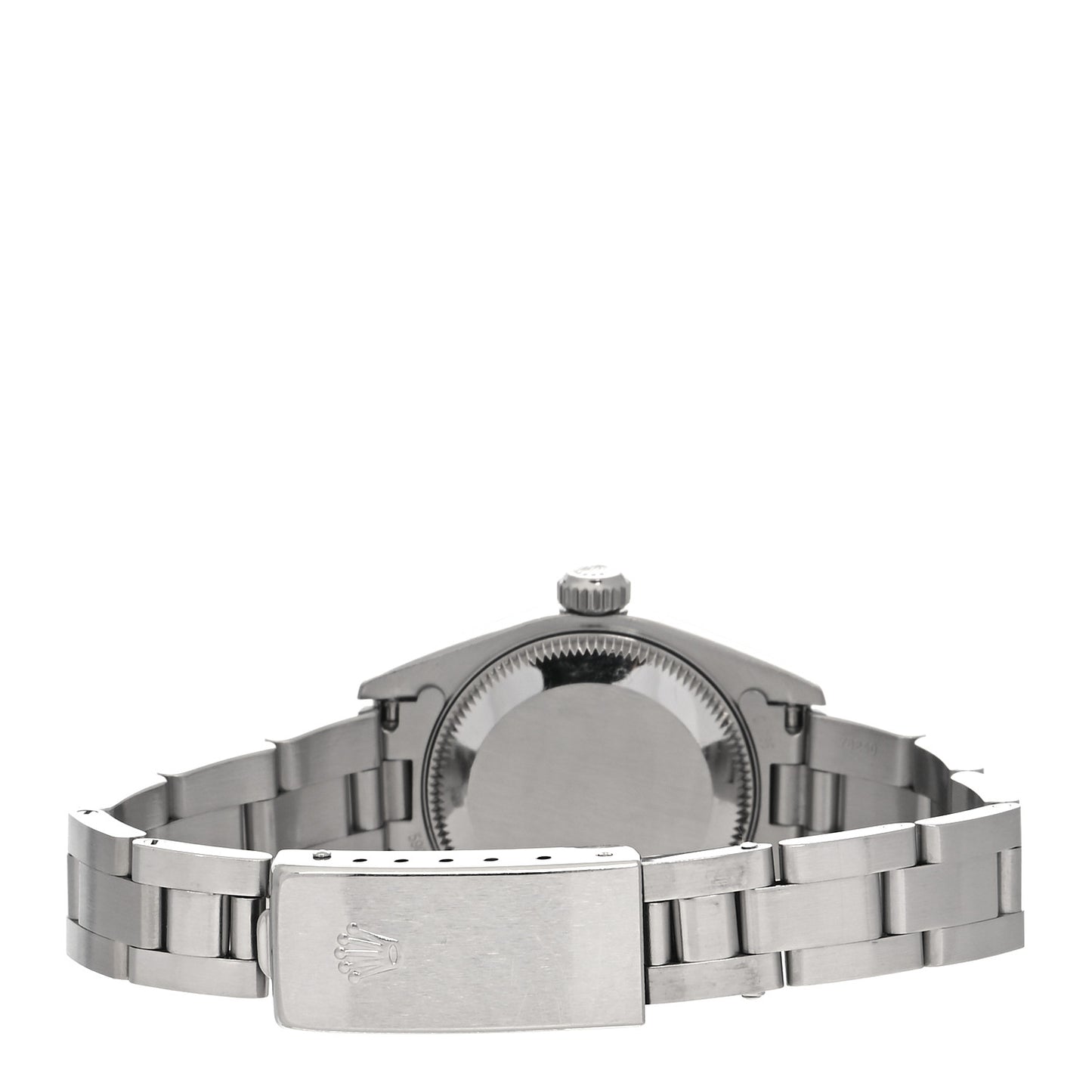Stainless Steel 26mm Oyster Perpetual Date Watch Black 69160
