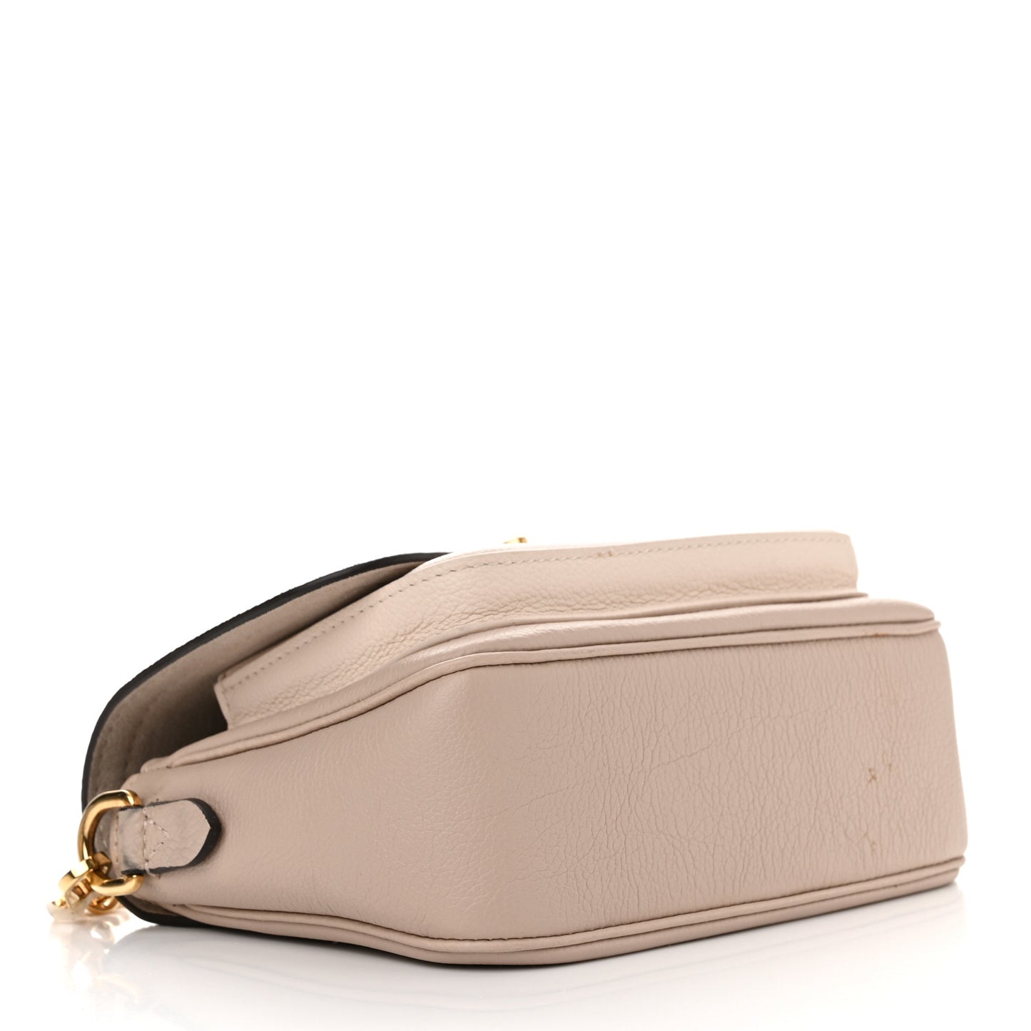Grained Calfskin Lockme Tender Greige