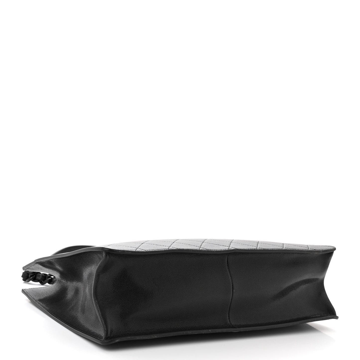 Caviar Quilted My Everything Large Shopping Tote Black