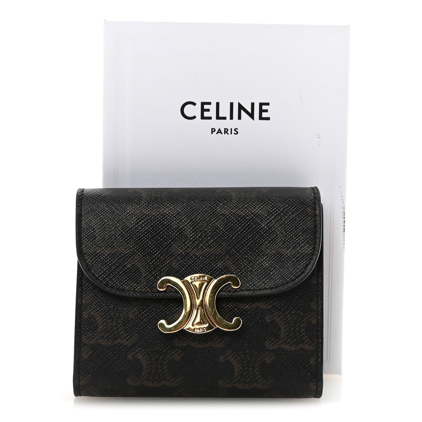 Triomphe Canvas Small Triomphe Wallet Tan