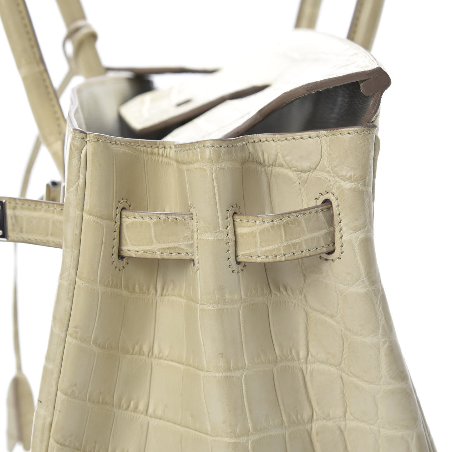 Matte Niloticus Crocodile Birkin 35 Beton