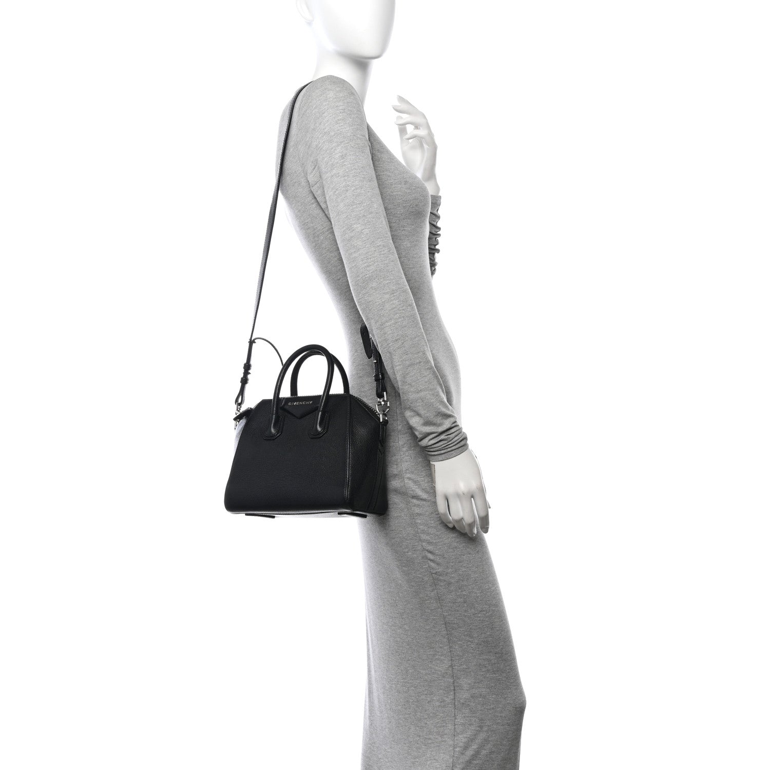 Givenchy Sugar Goatskin Mini Antigona Black 2 of 12