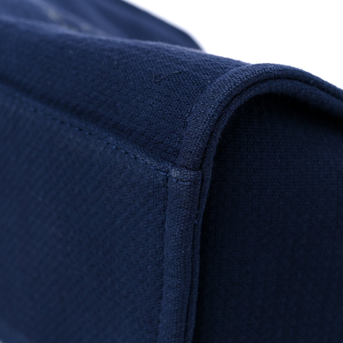 Mixed Fibers Small Deauville Tote Navy Blue