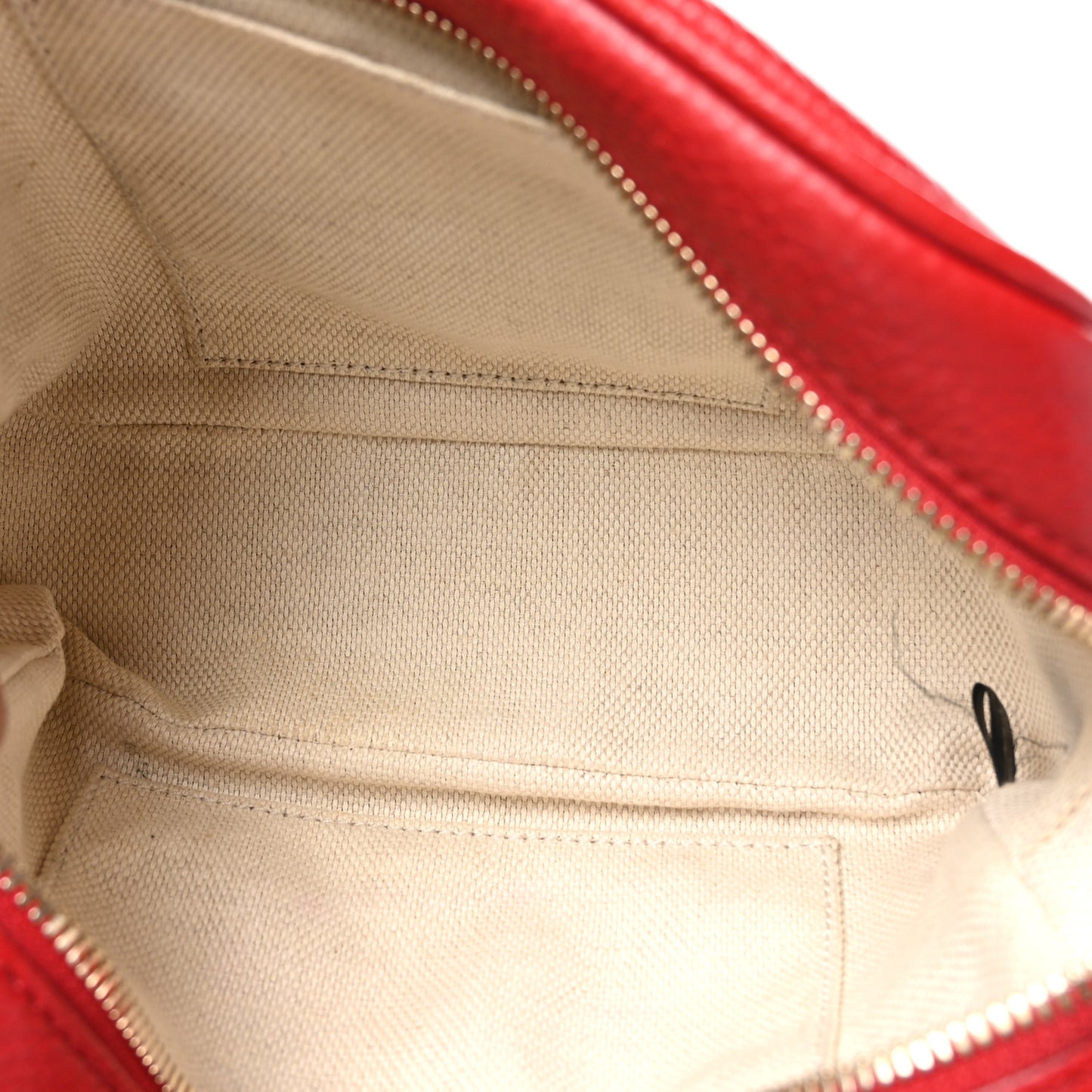 Pebbled Calfskin Small Soho Disco Bag Tabasco Red