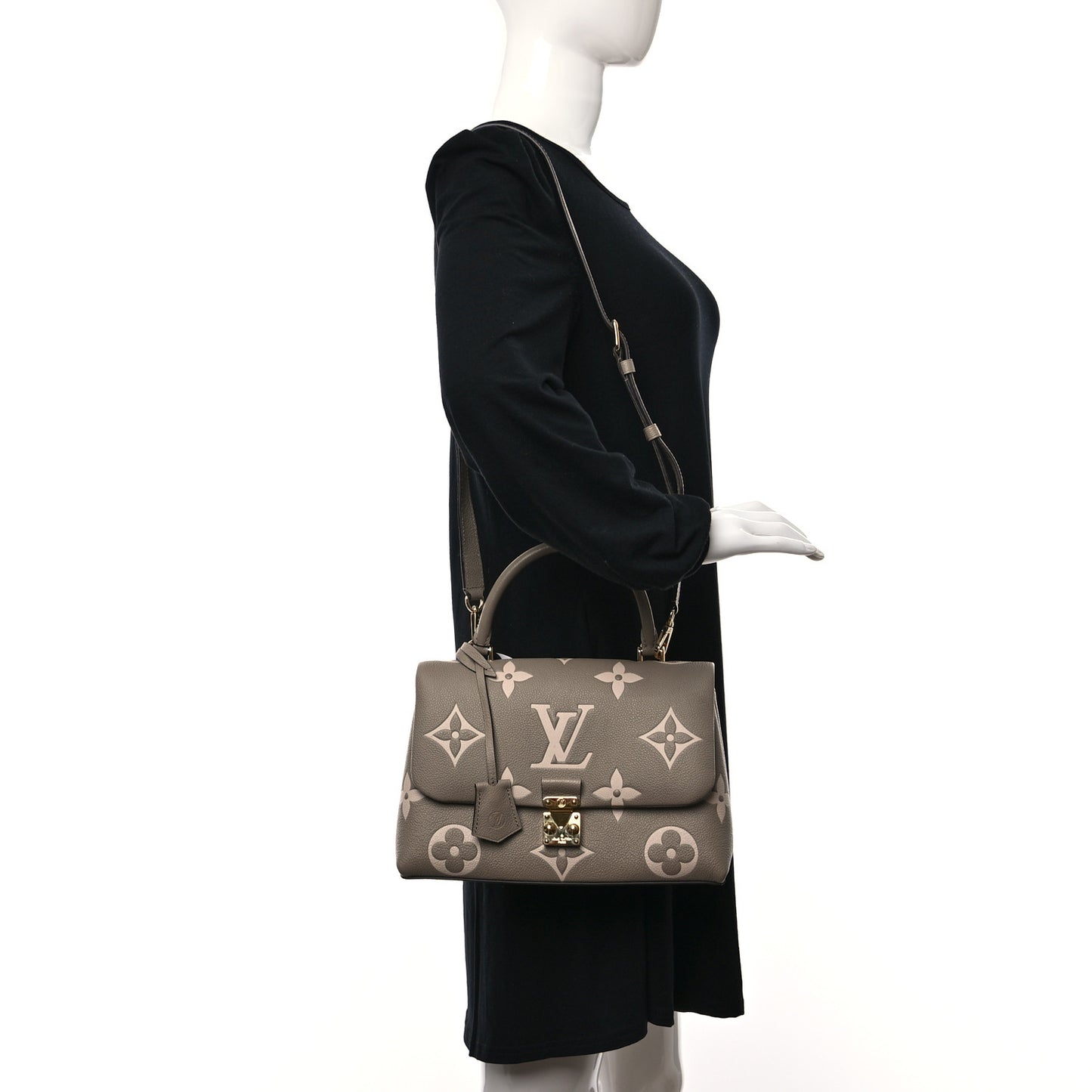 Empreinte Monogram Giant Madeleine MM Dove Grey Beige