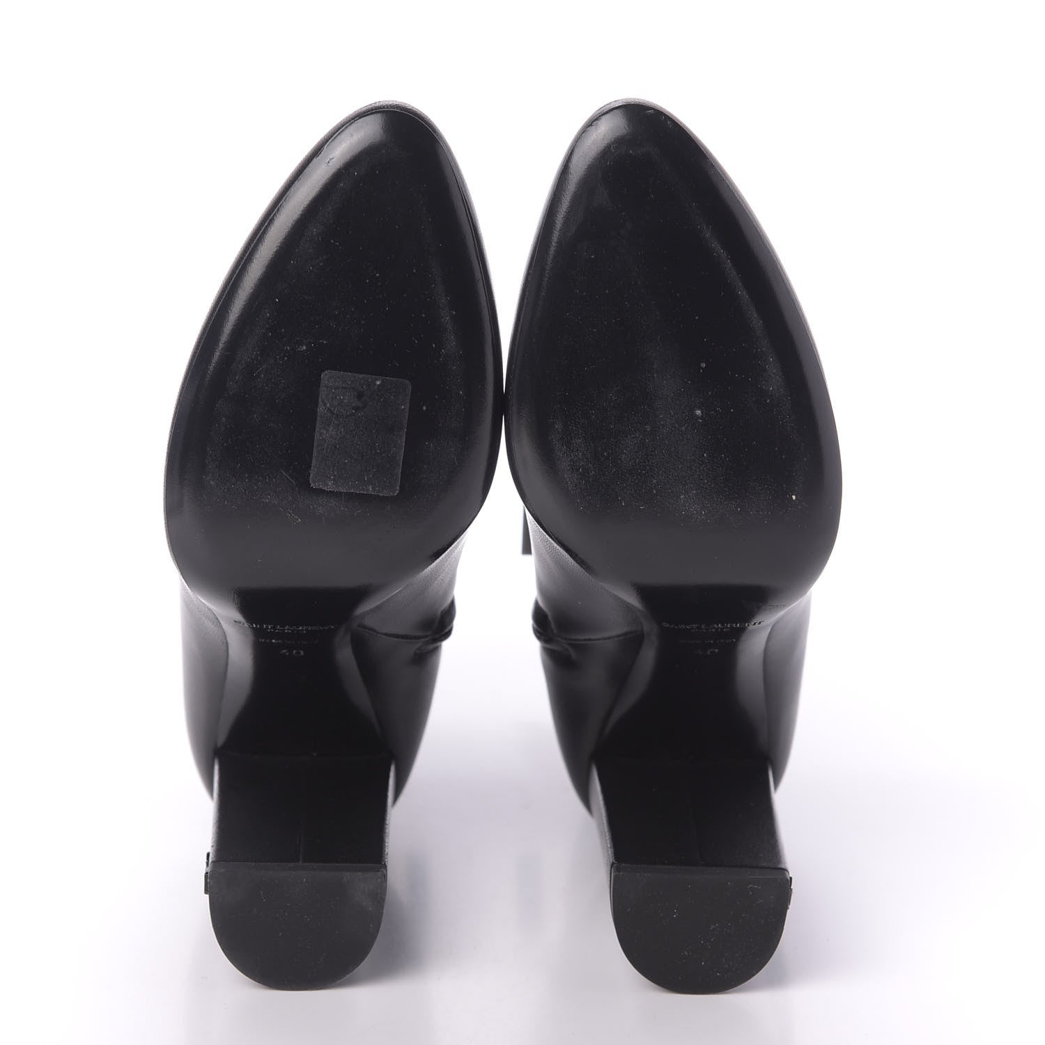Saint Laurent Nappa Vendome Loulou Ankle Zip Boot 40 Black 6 of 9