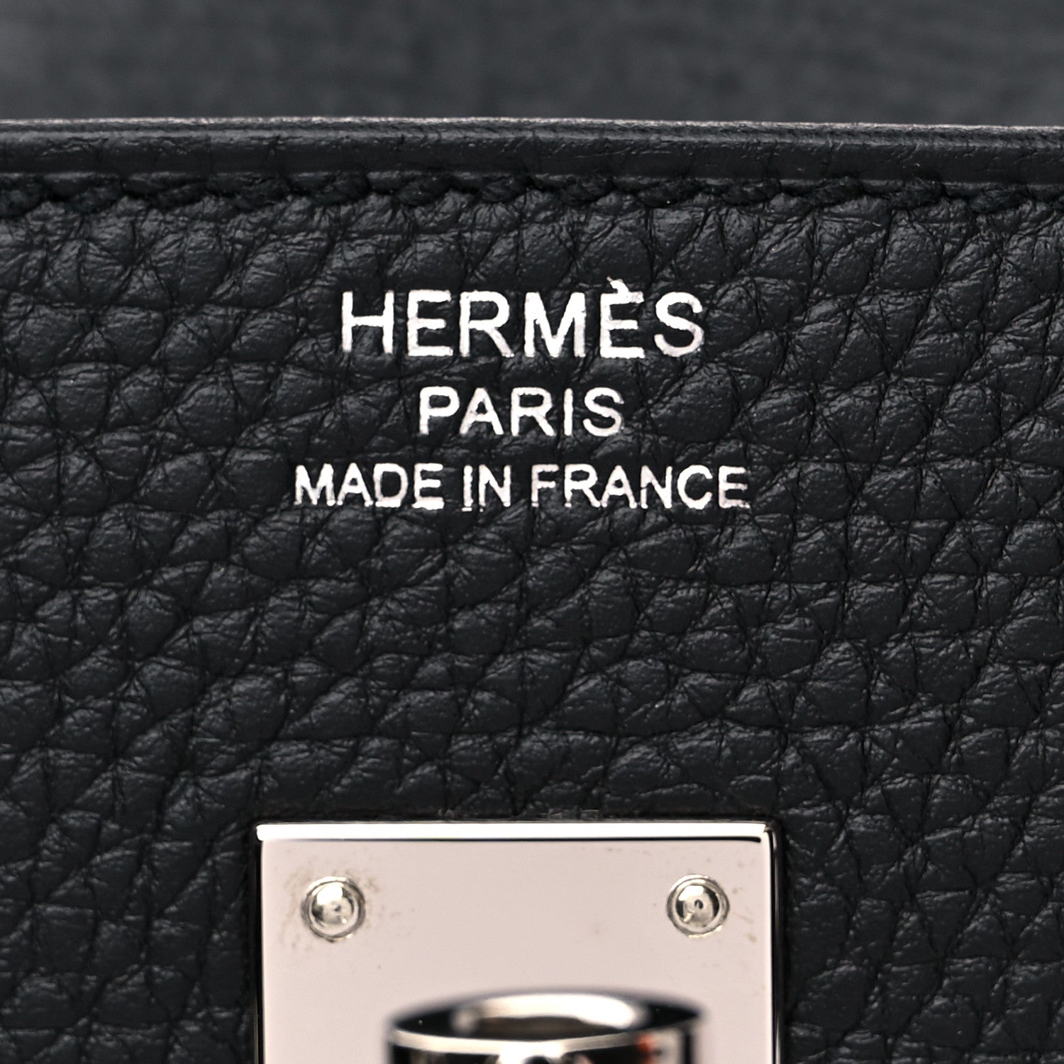 Hermes Togo Birkin 25 Black 6 of 10