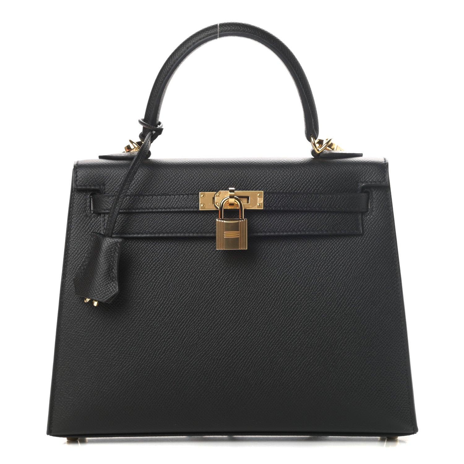 Hermes Epsom Kelly Sellier 25 Black 1 of 11