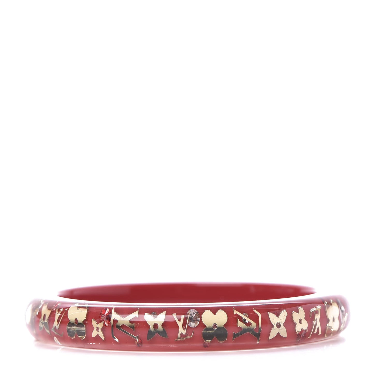Resin Swarovski TPM Inclusion Bracelet Medium Pomme D'Amour