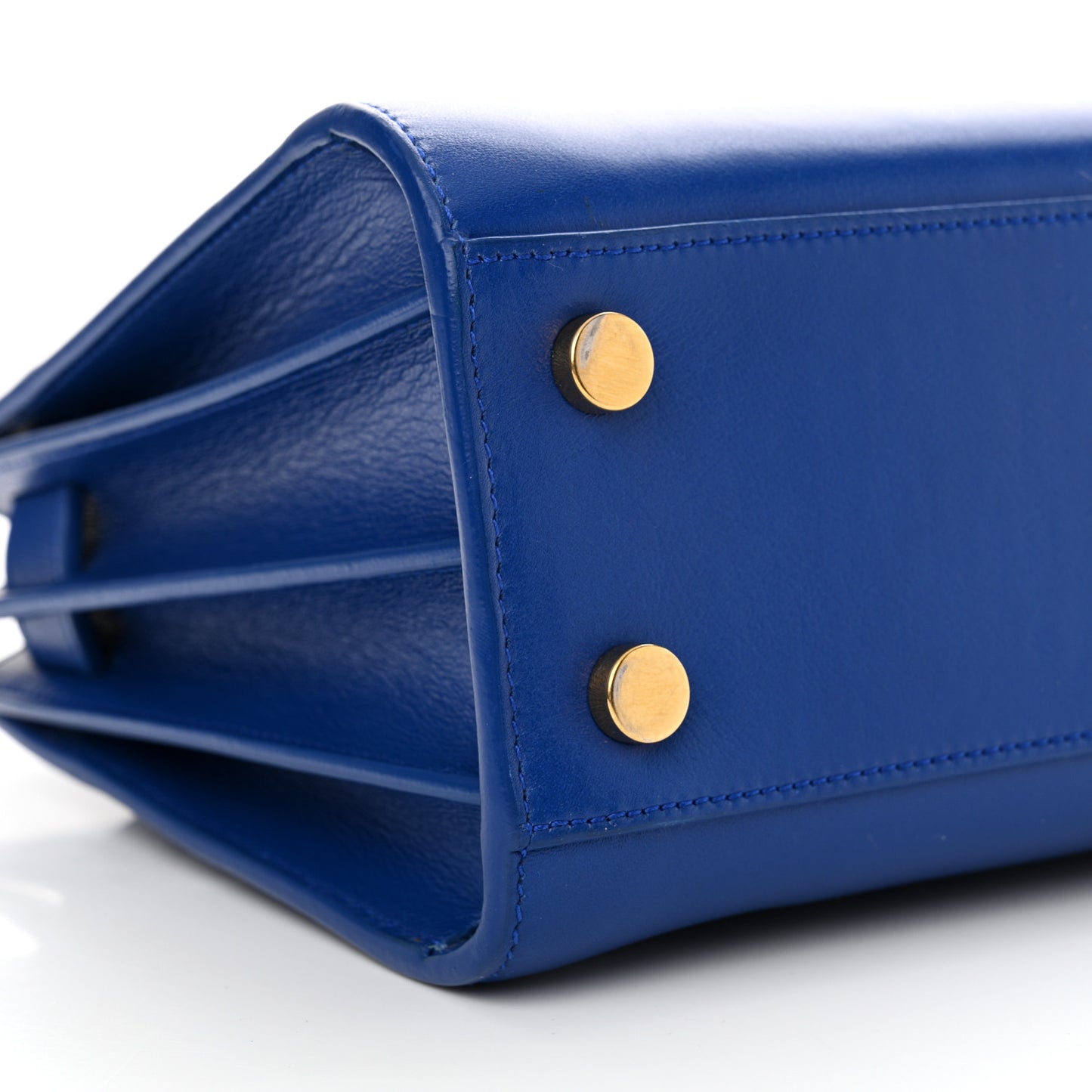 Calfskin Nano Sac De Jour Cobalt Blue