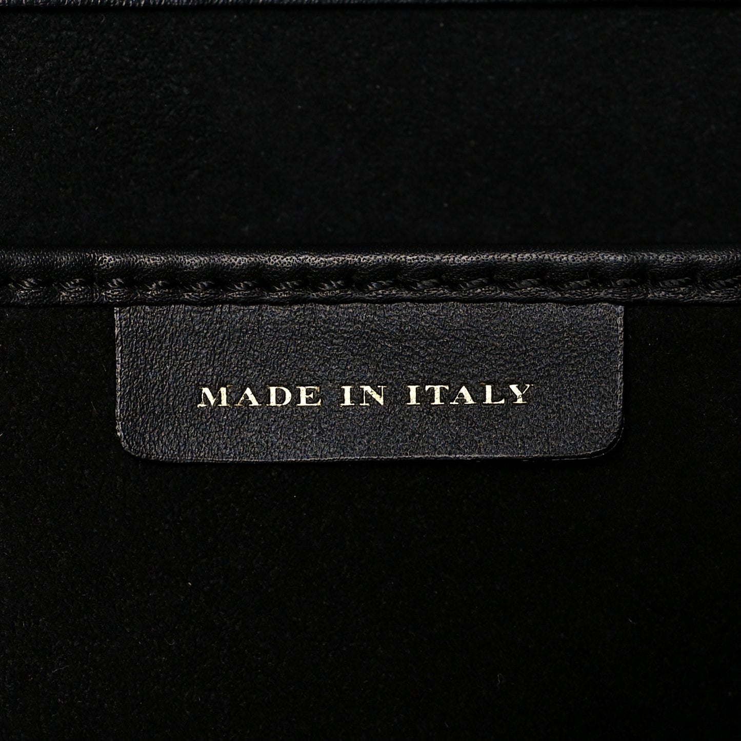 Suede Calfskin Watersnake Medium Buckle Tote Black Gold