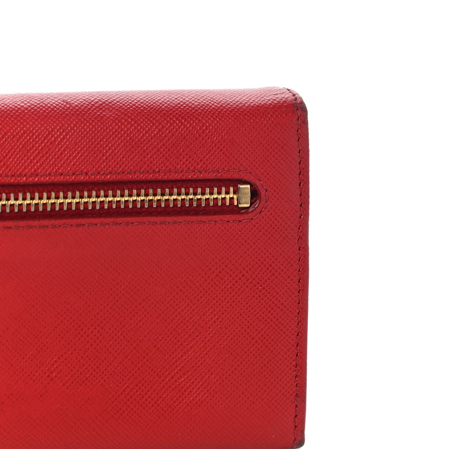 Saffiano Fiocco Bow Continental Wallet Fuoco