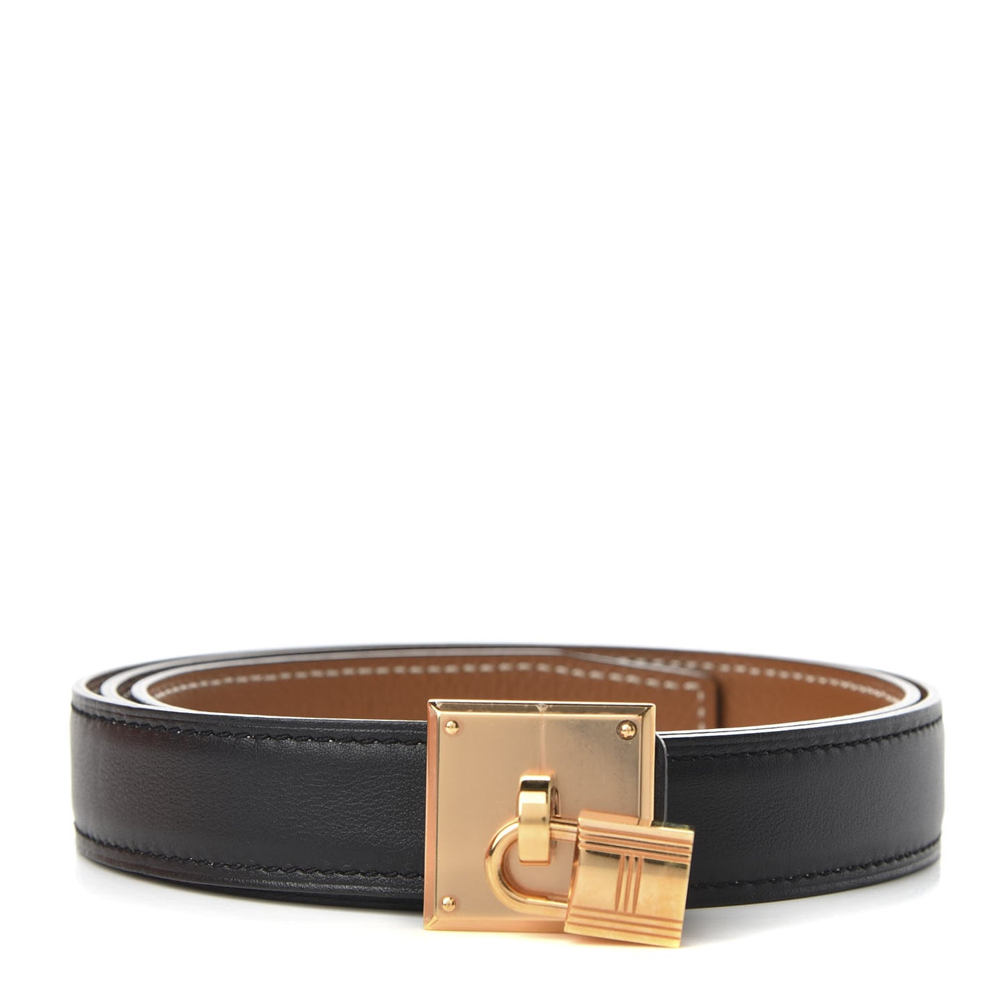 Epsom Swift 24mm Tresor Belt 85 Black Gold