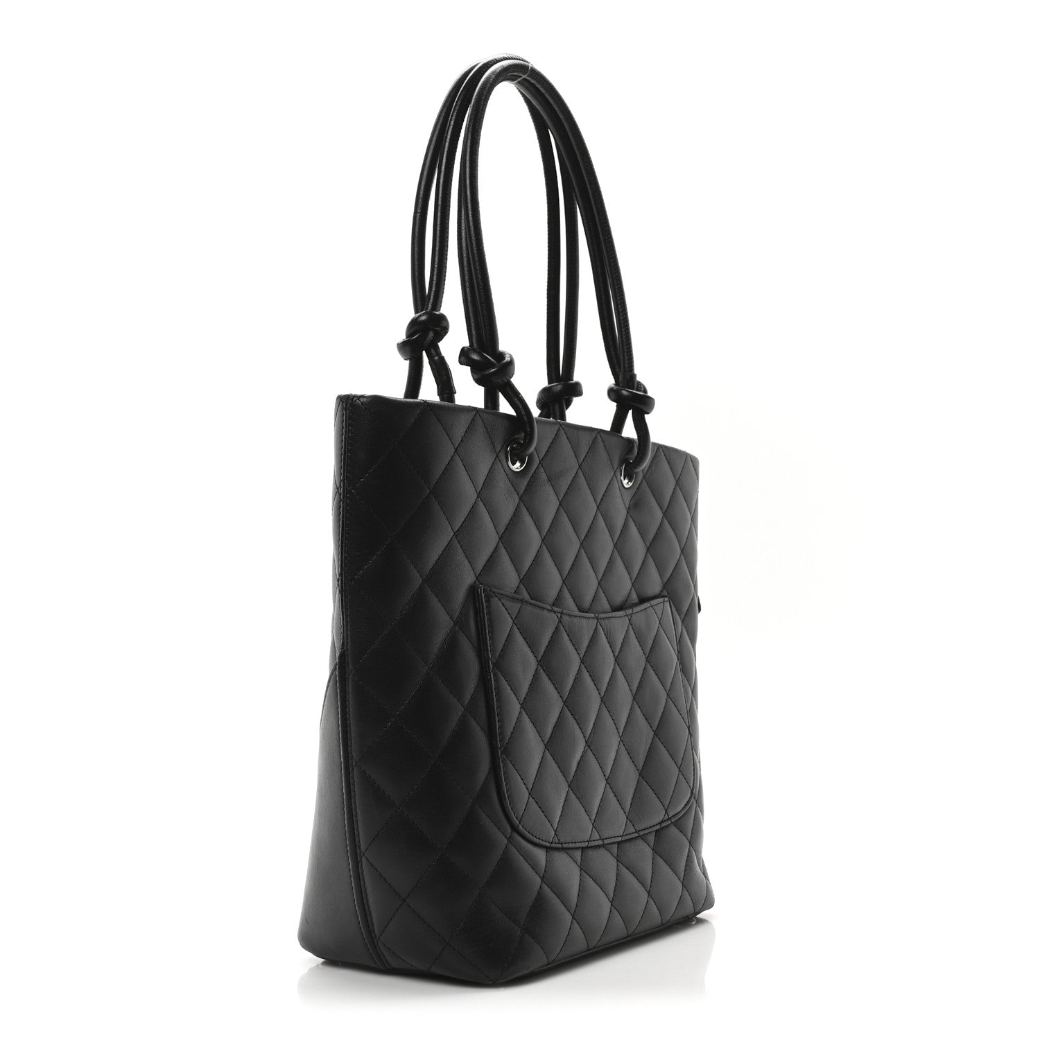 Chanel Calfskin Quilted Medium Cambon Tote Black 4 of 19