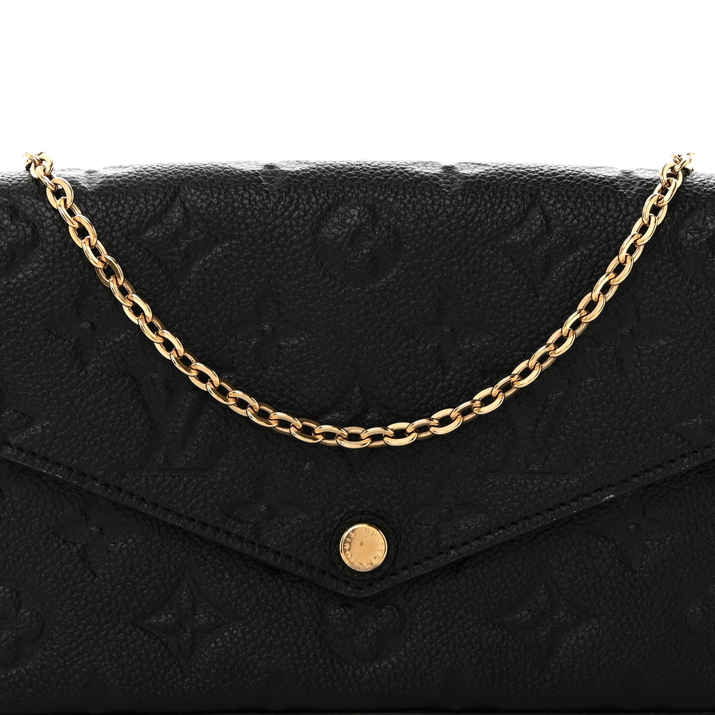 Empreinte Pochette Felicie Chain Wallet Black