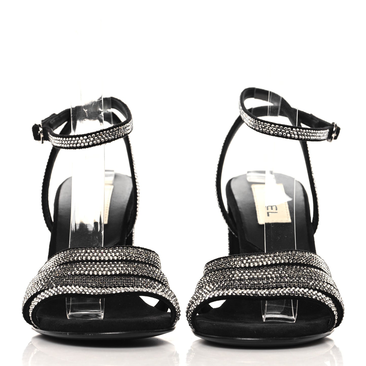 Strass Suede Pumps 38.5 Black