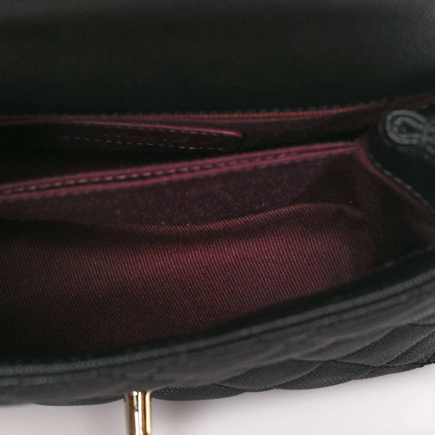 Caviar Quilted Extra Mini Coco Handle Flap Black