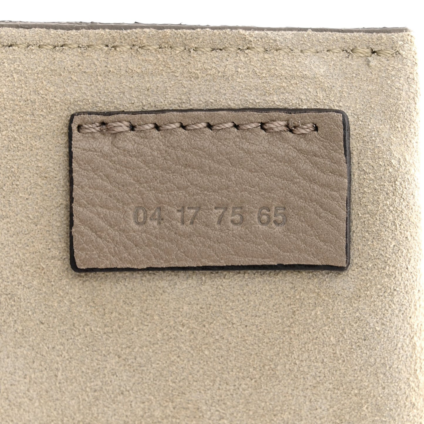 Calfskin Suede Small Pixie Bag Motty Grey