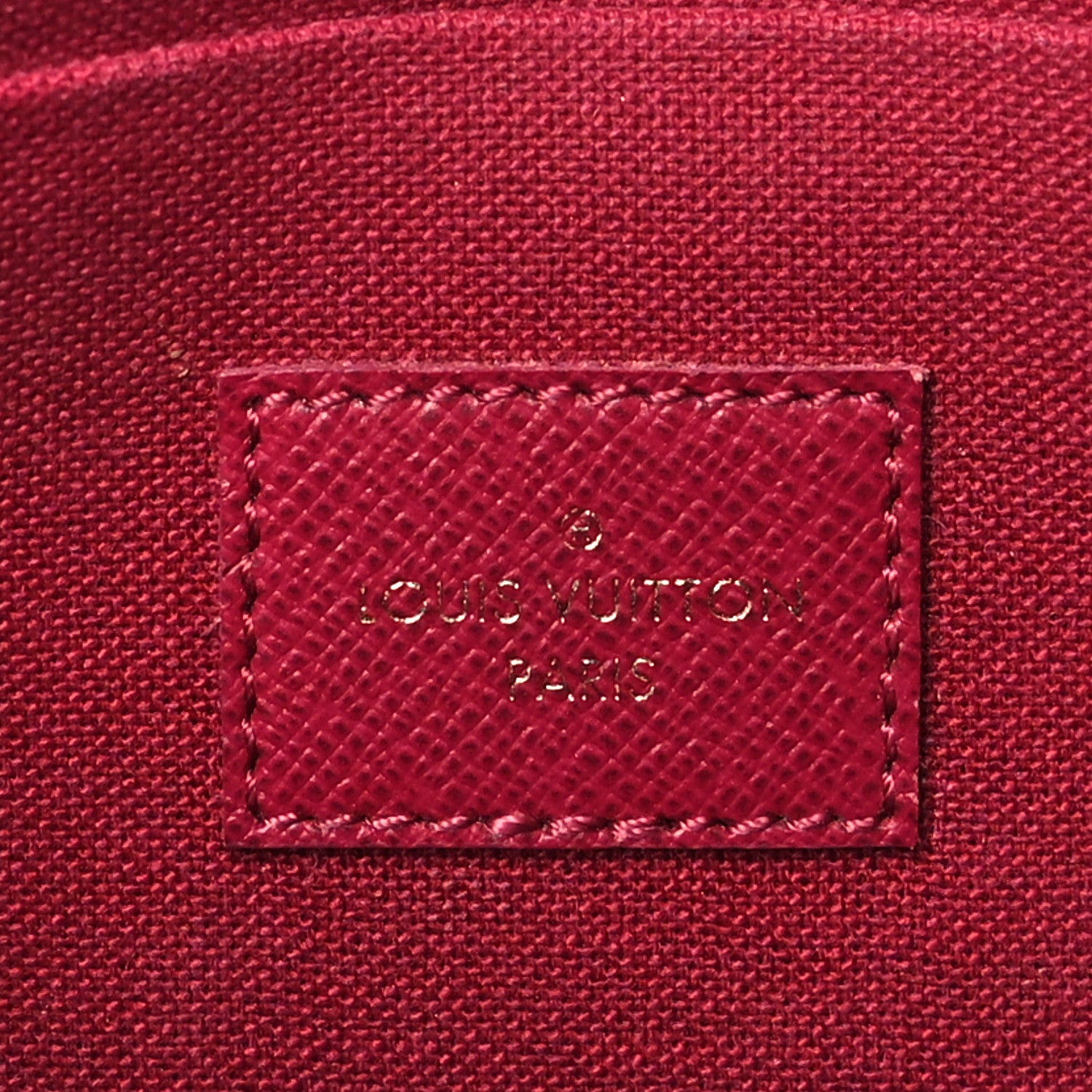 Louis Vuitton Monogram Pochette Felicie Chain Wallet Fuchsia 6 of 13