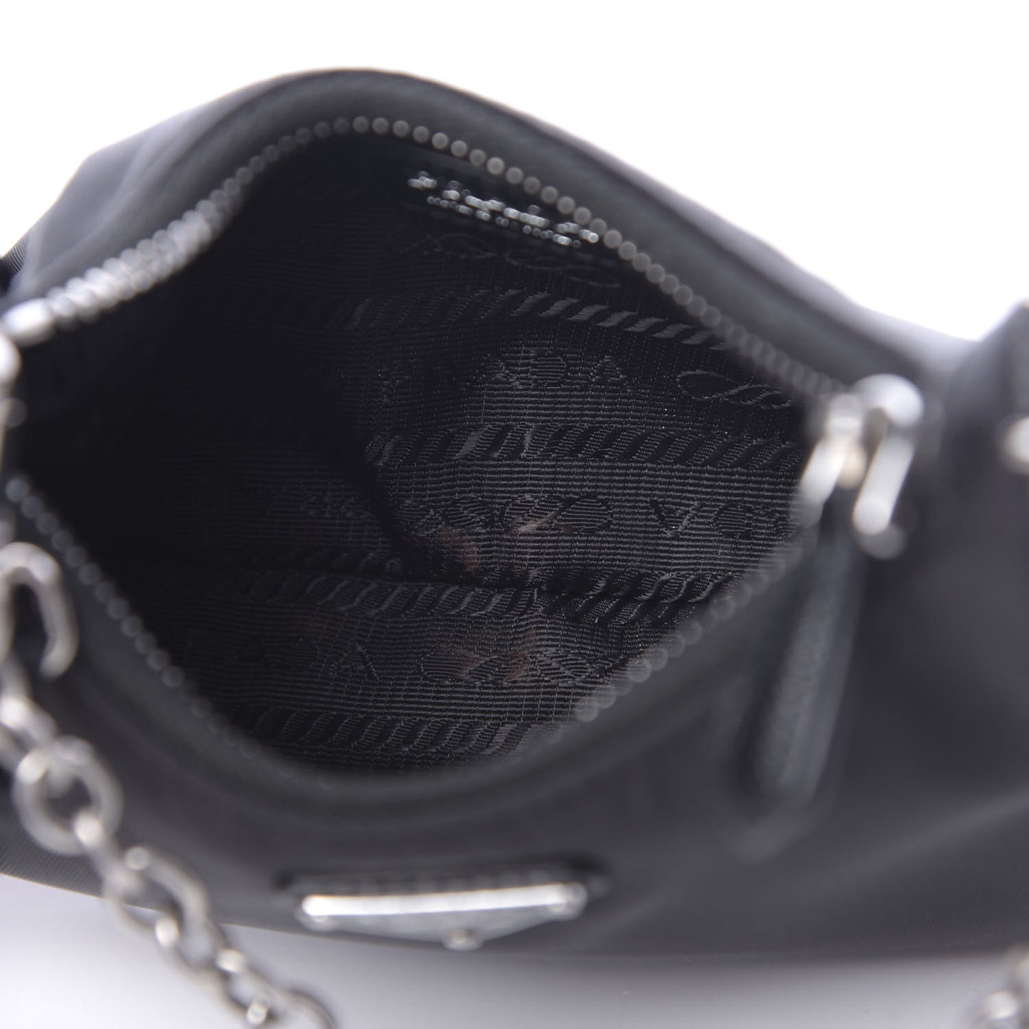 Tessuto Nylon Mini Re-Edition 2000 Shoulder Bag Black