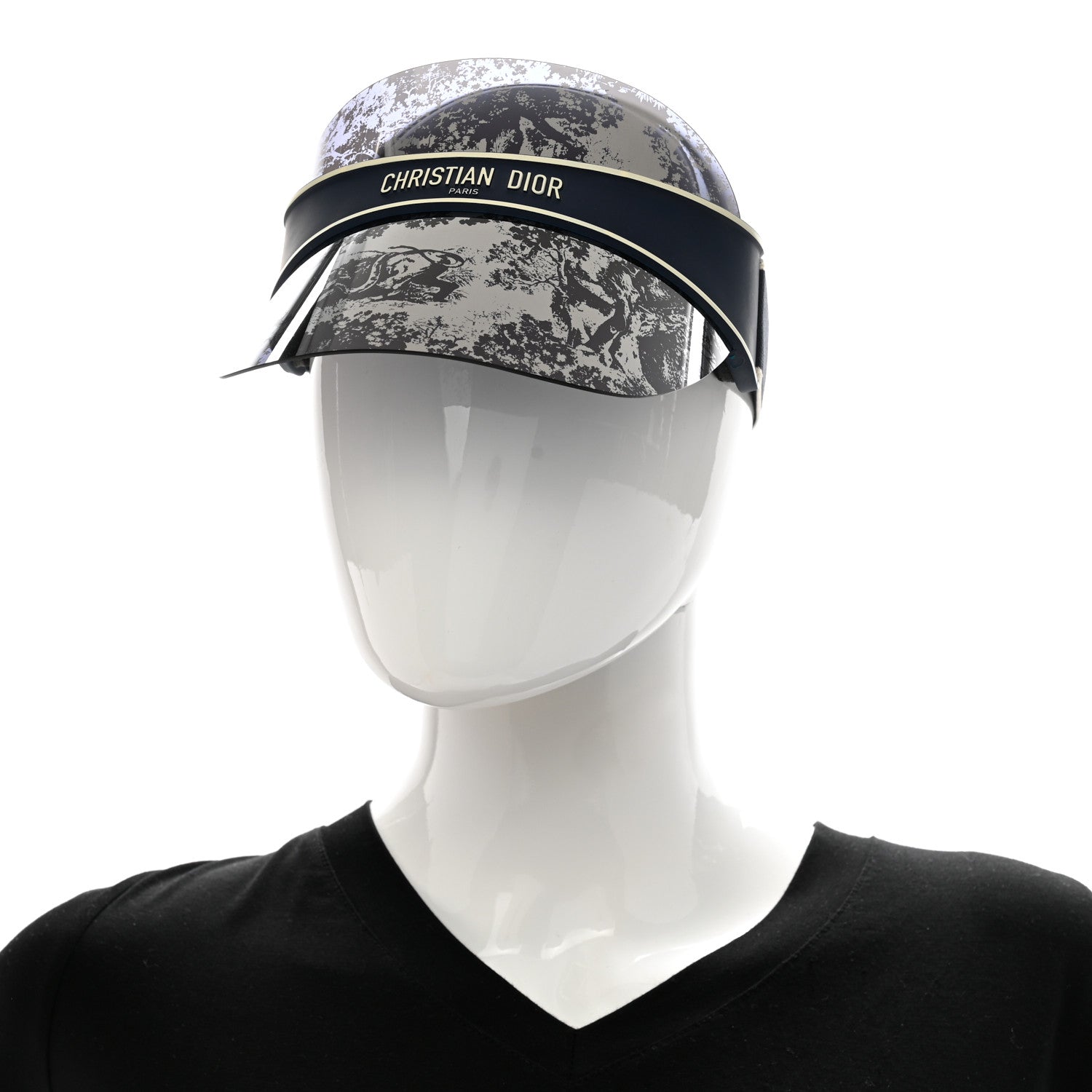 Christian Dior Toile de Jouy DiorClub V1U Sun Visor Blue 2 of 9