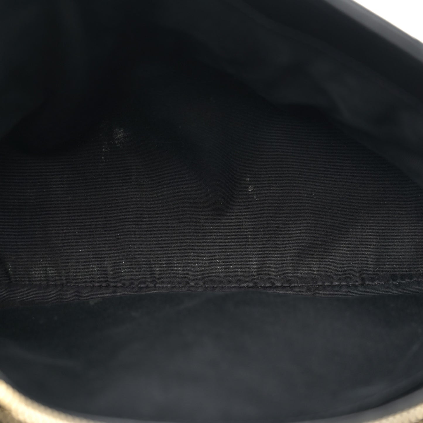 Calfskin Y Quilted Monogram Medium Loulou Chain Satchel Black