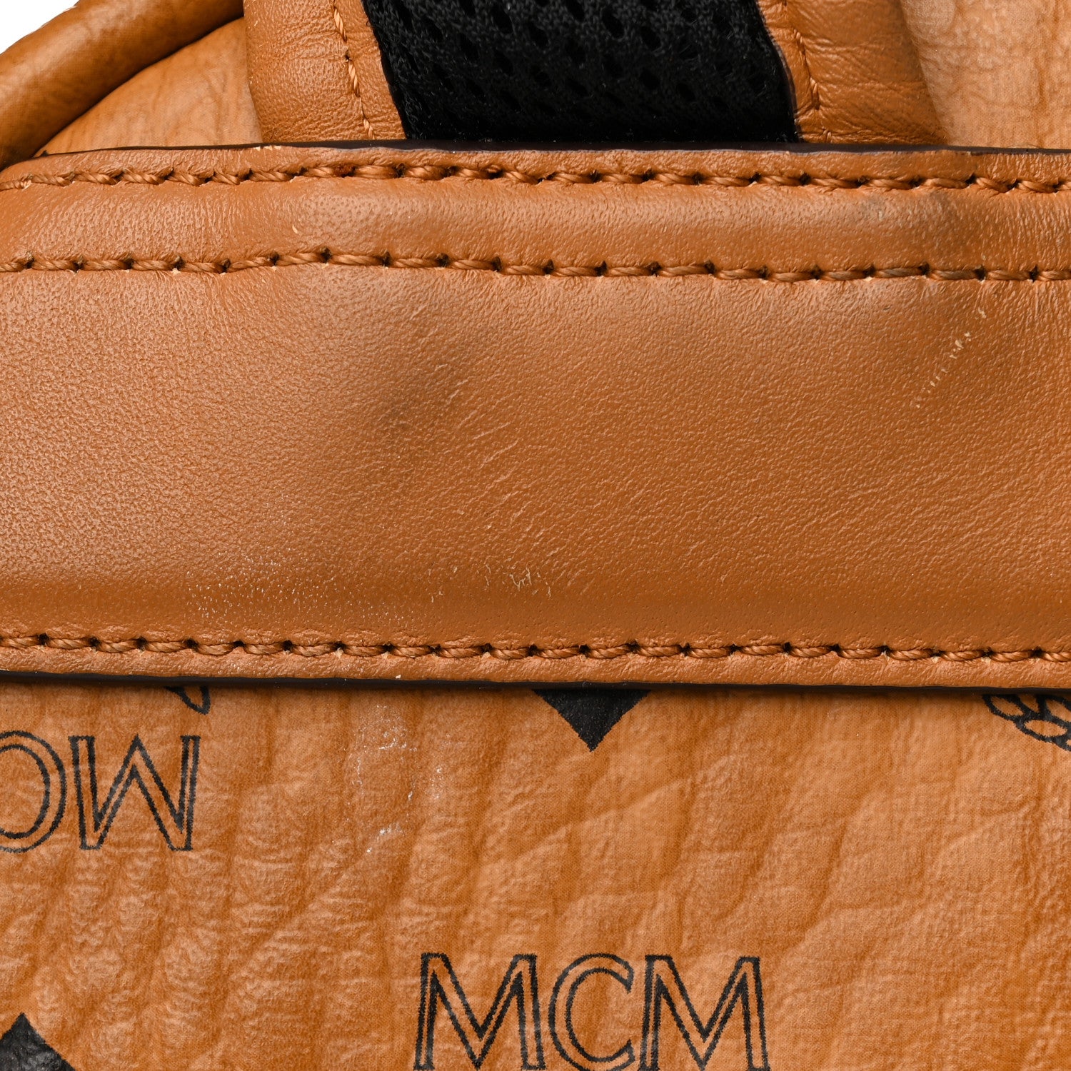 MCM X SAMBYPEN Visetos Small Stark Backpack Cognac 28 of 30