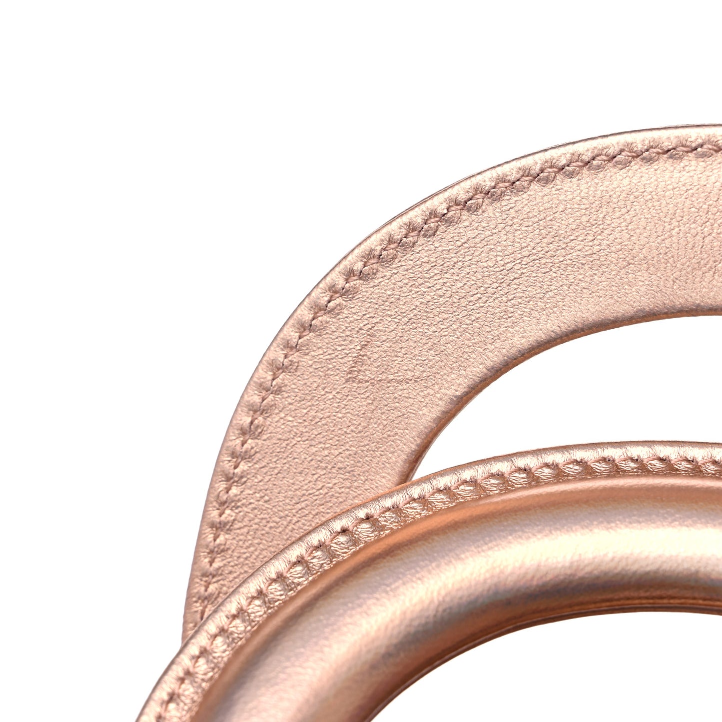 Iridescent Metallic Lambskin Cannage Mini Lady Dior Pink