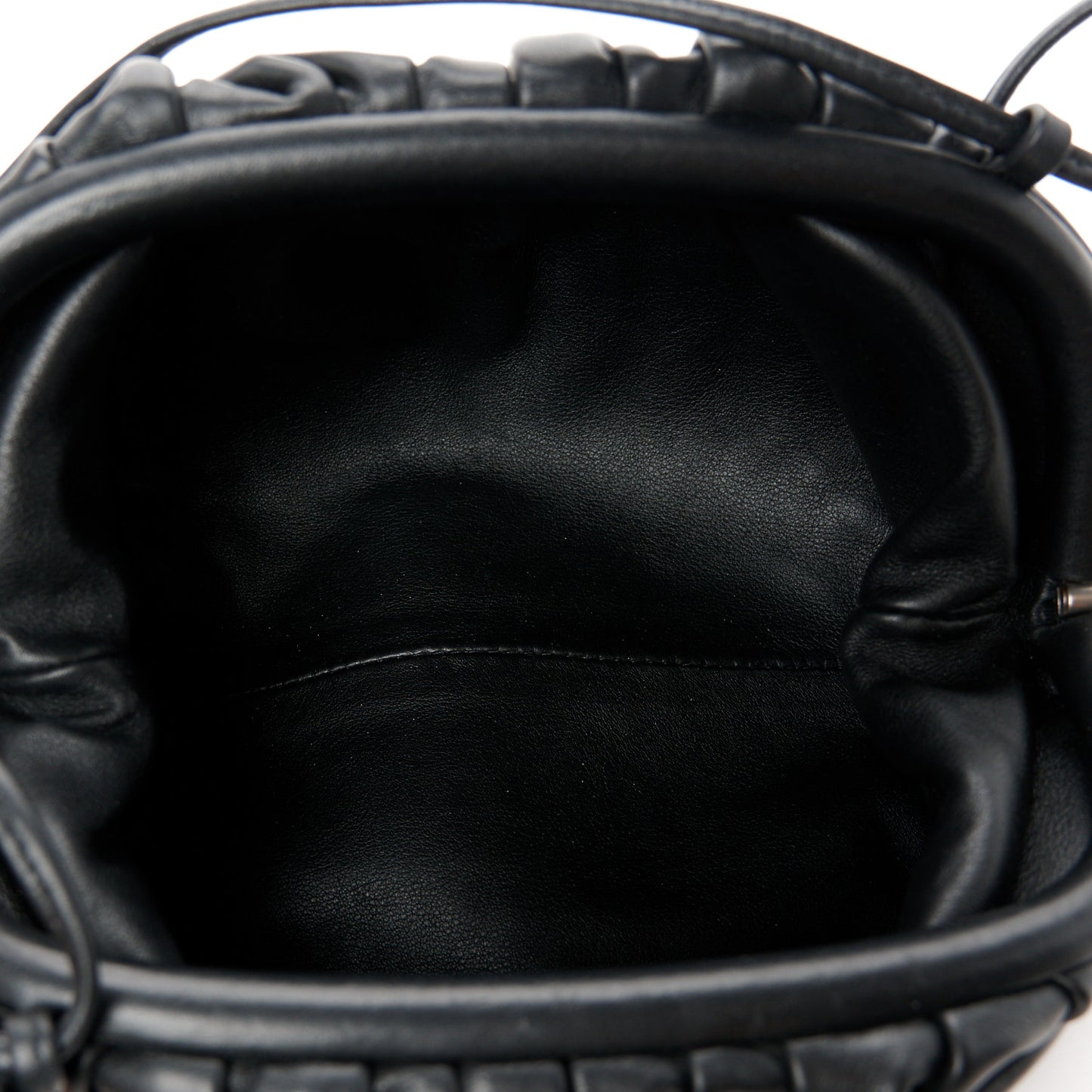 Butter Calfskin The Mini Pouch Black
