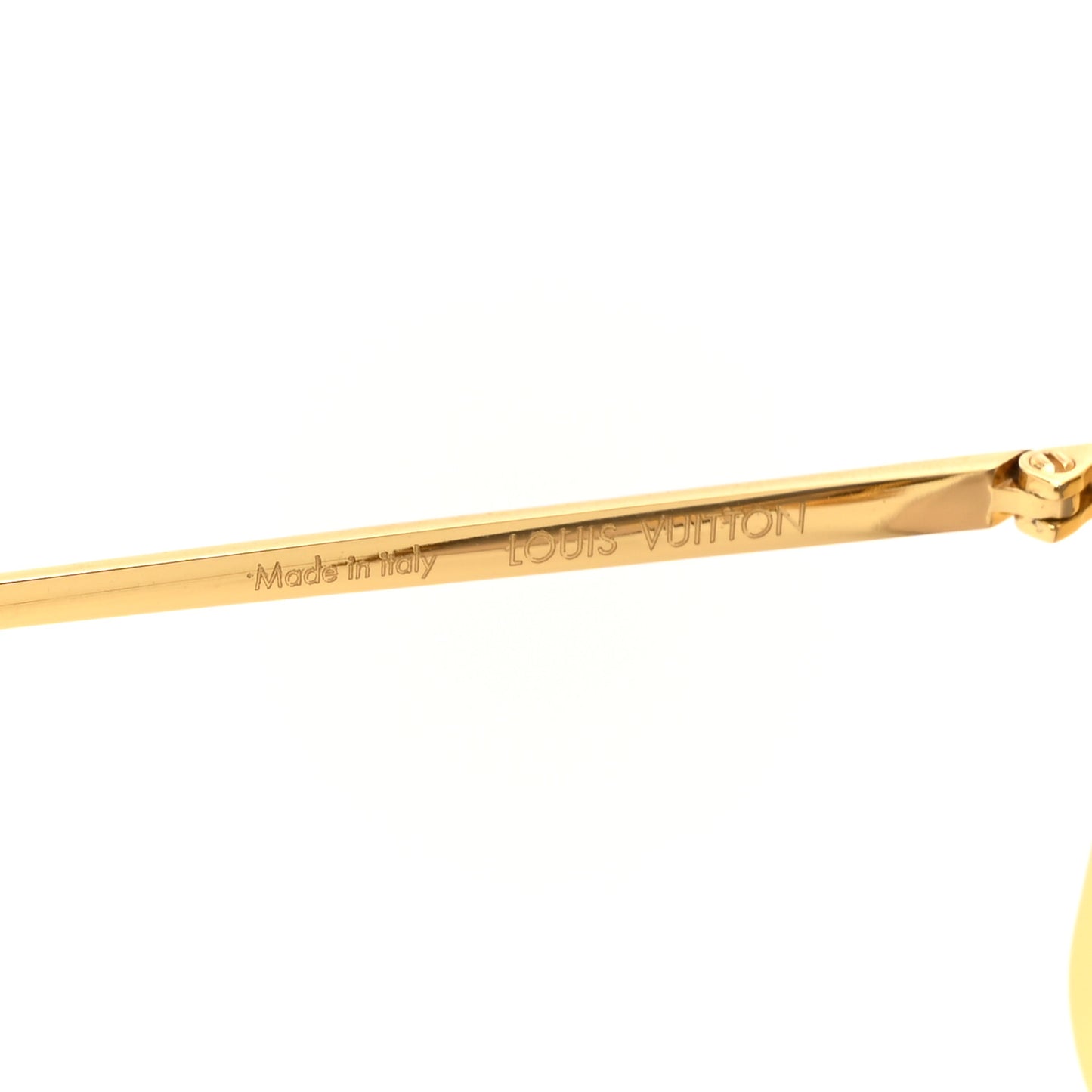 Metal LV Moon Square Sunglasses Z1994U Gold