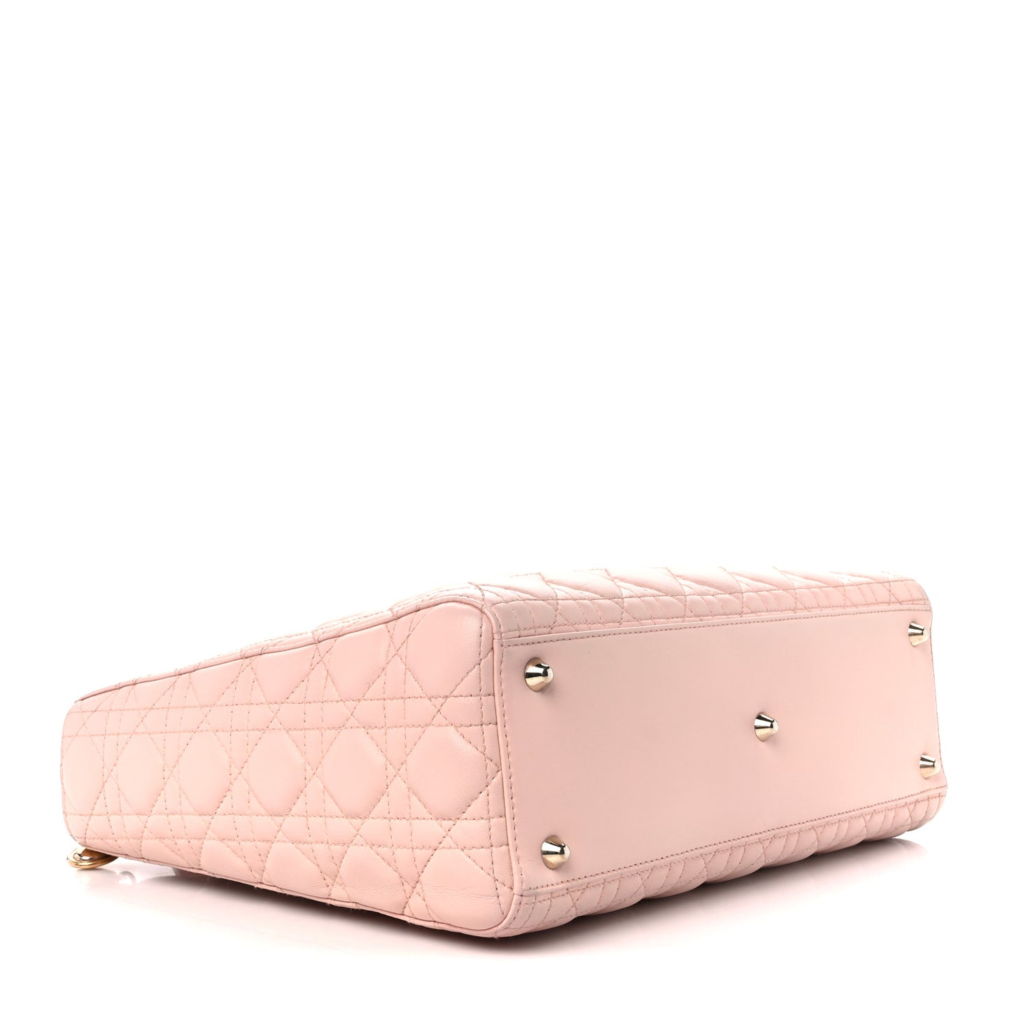Lambskin Cannage Large Lady Dior Light Pink