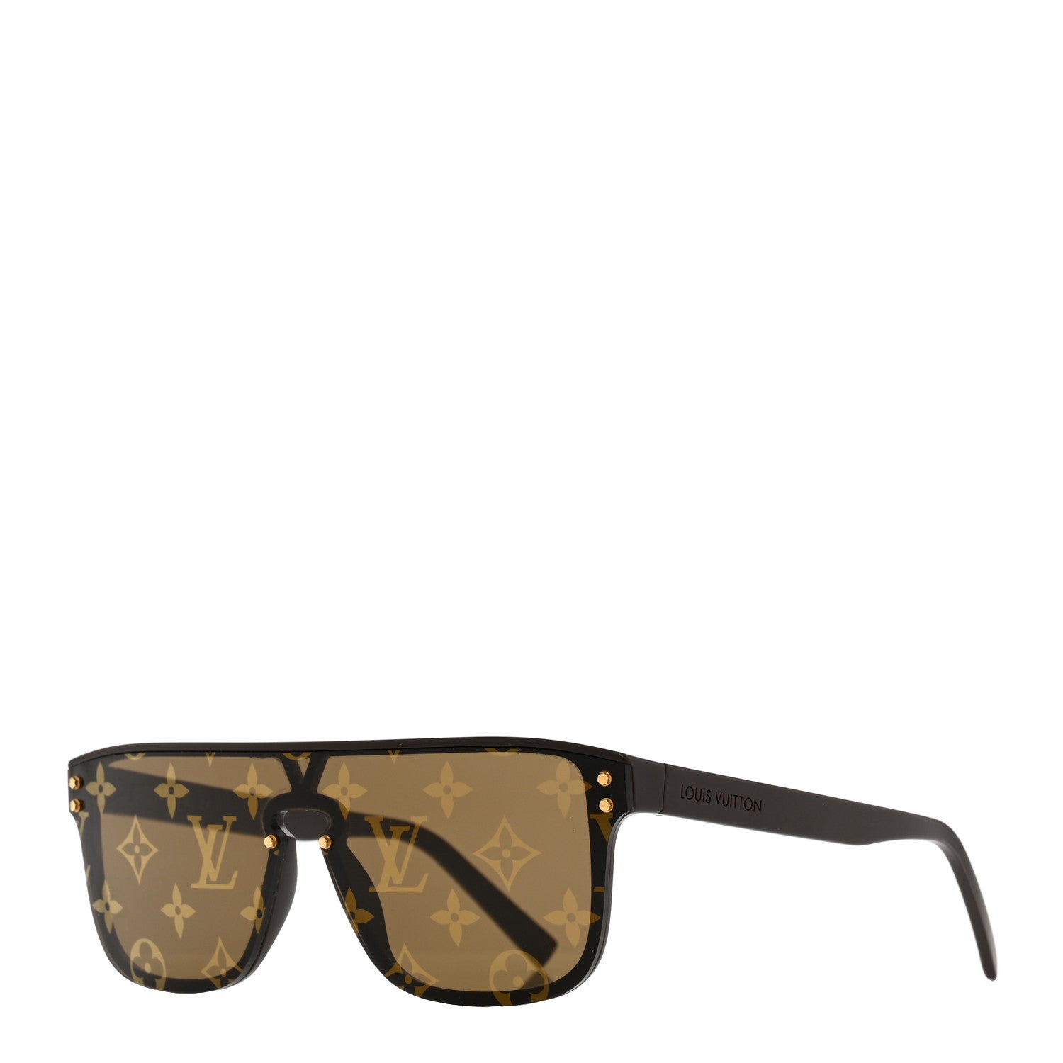 Louis Vuitton Acetate LV Waimea Square Sunglasses Z1485W Brown