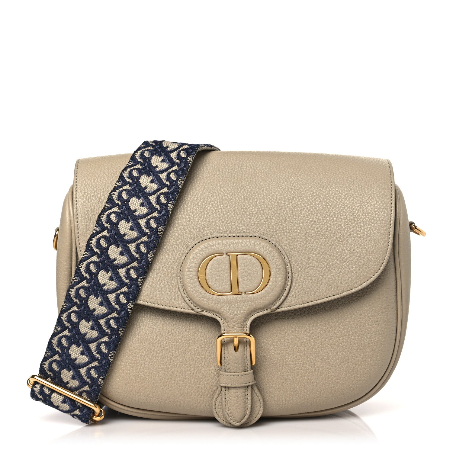 Christian Dior Grained Calfskin Large Bobby Flap Beige 1 of 9