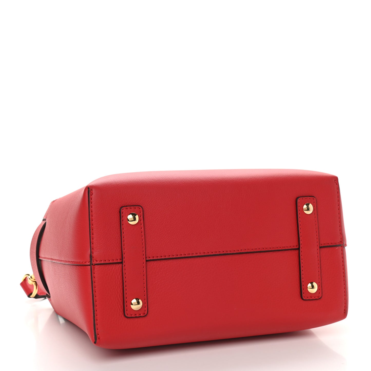 Soft Grain Calfskin Small Belt Bag Marais Bright Military Red