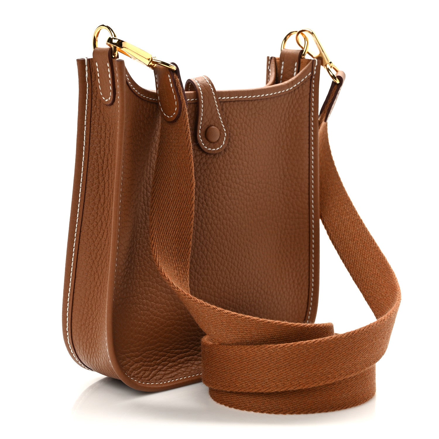 Hermes Taurillon Clemence Evelyne TPM Gold 3 of 10