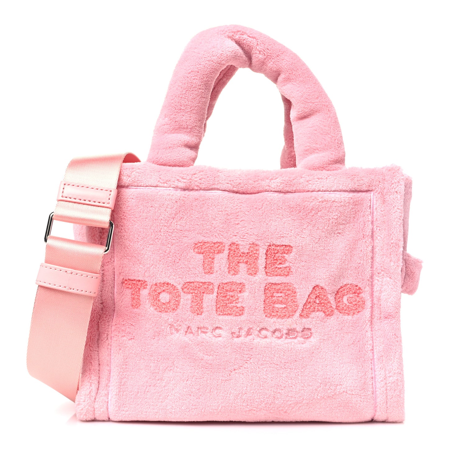 Polyester Mini Terry Tote Bag Light Pink