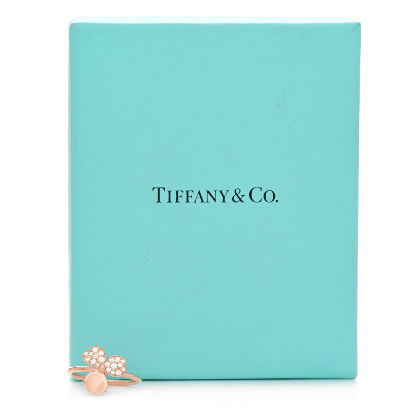18K Rose Gold Diamond Paper Flowers Ring 52 6
