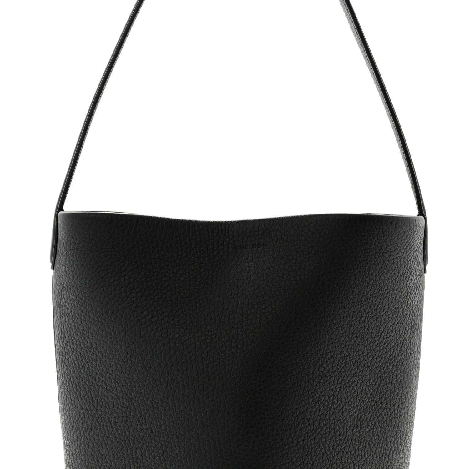 The Row Grained Calfskin Small N/S Park Tote Black 7 of 9