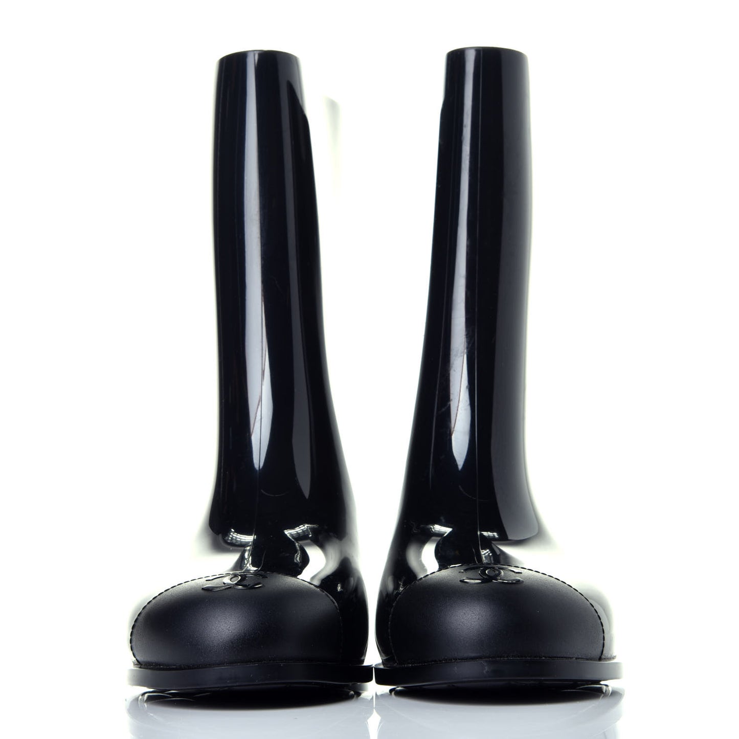 Rubber Rain Boots 37 Black