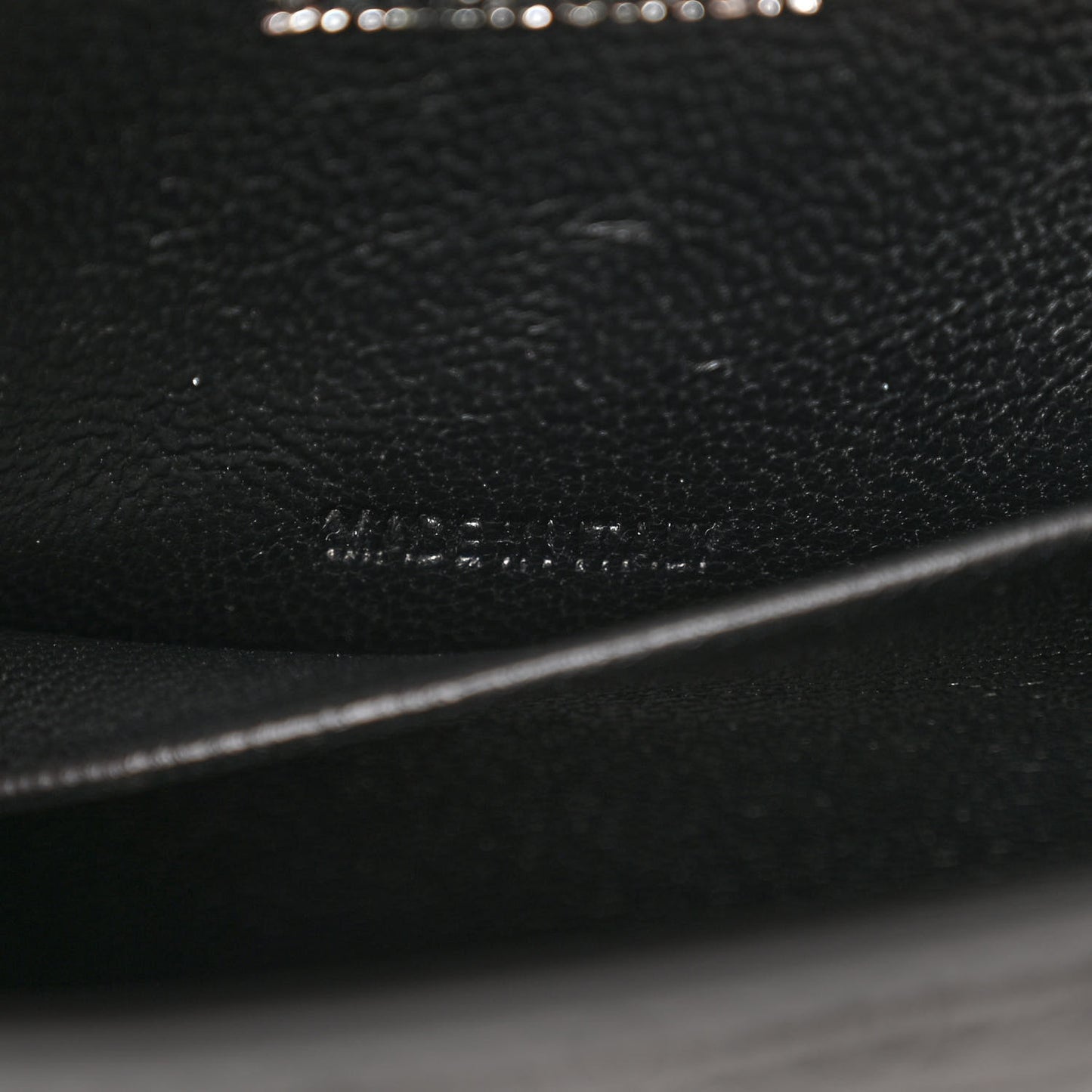 Shiny Calfskin Monochrome Crocodile Embossed Small Hourglass Evening Chain Bag Black