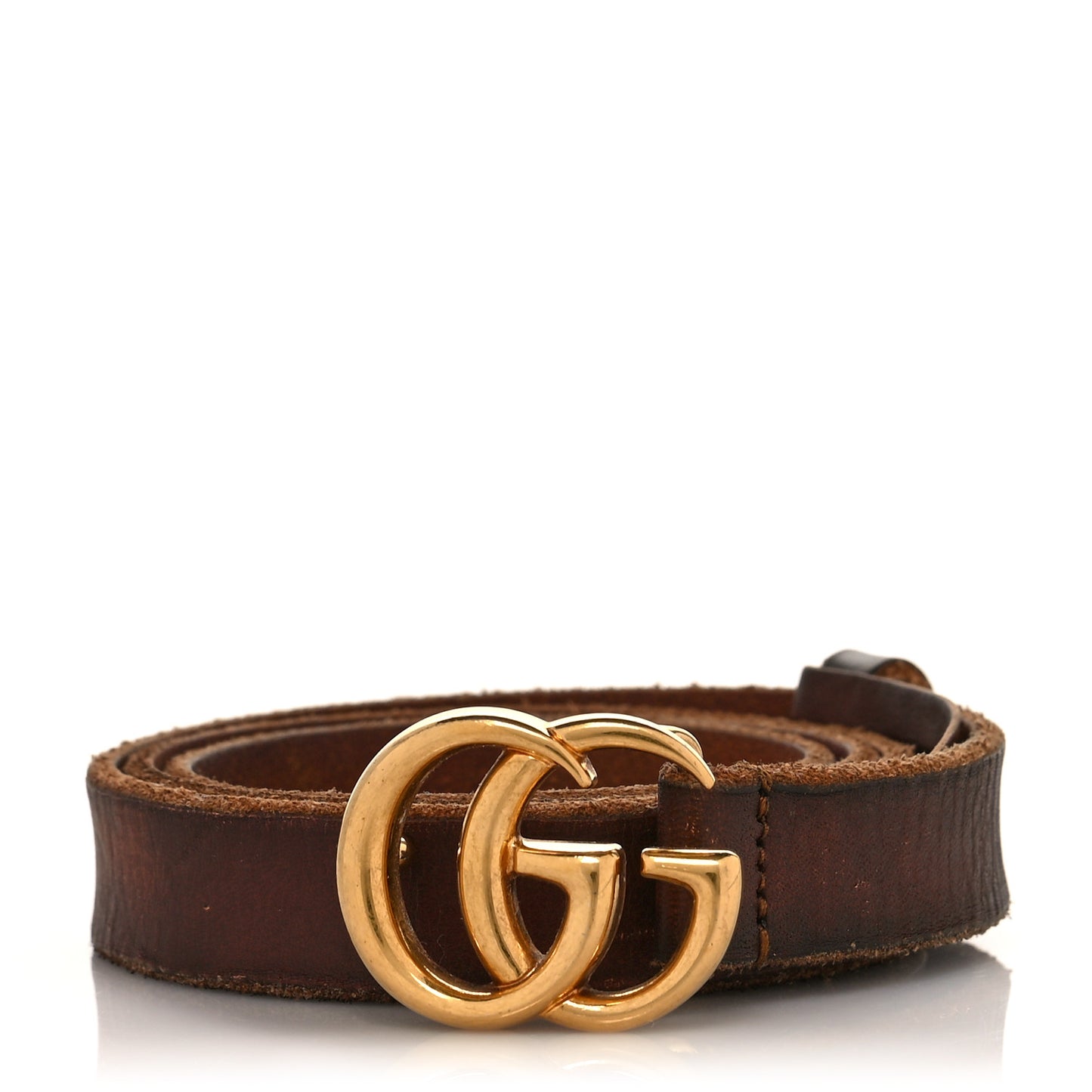 Faded Calfskin Double G 20mm Belt 75 30 Cuir