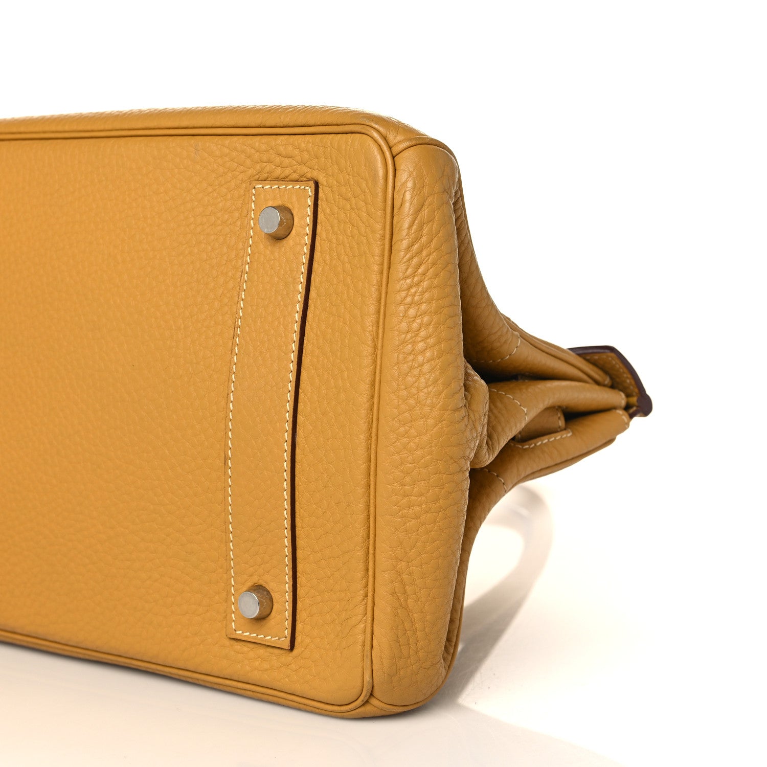Hermes Taurillon Clemence JPG Shoulder Birkin 42 Curry 9 of 9
