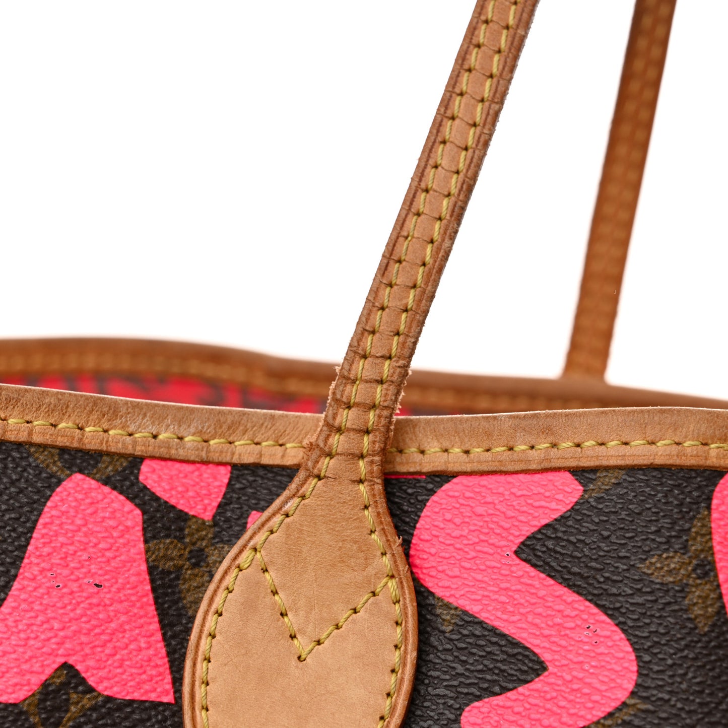 Monogram Graffiti Neverfull GM Fuchsia