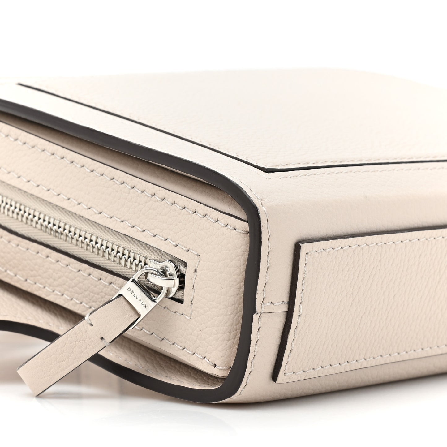 Jumping Calfskin Pin City Sling Bag Sesame