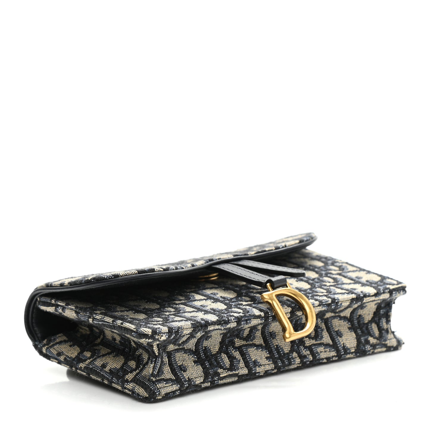 Oblique Saddle Belt Bag Blue