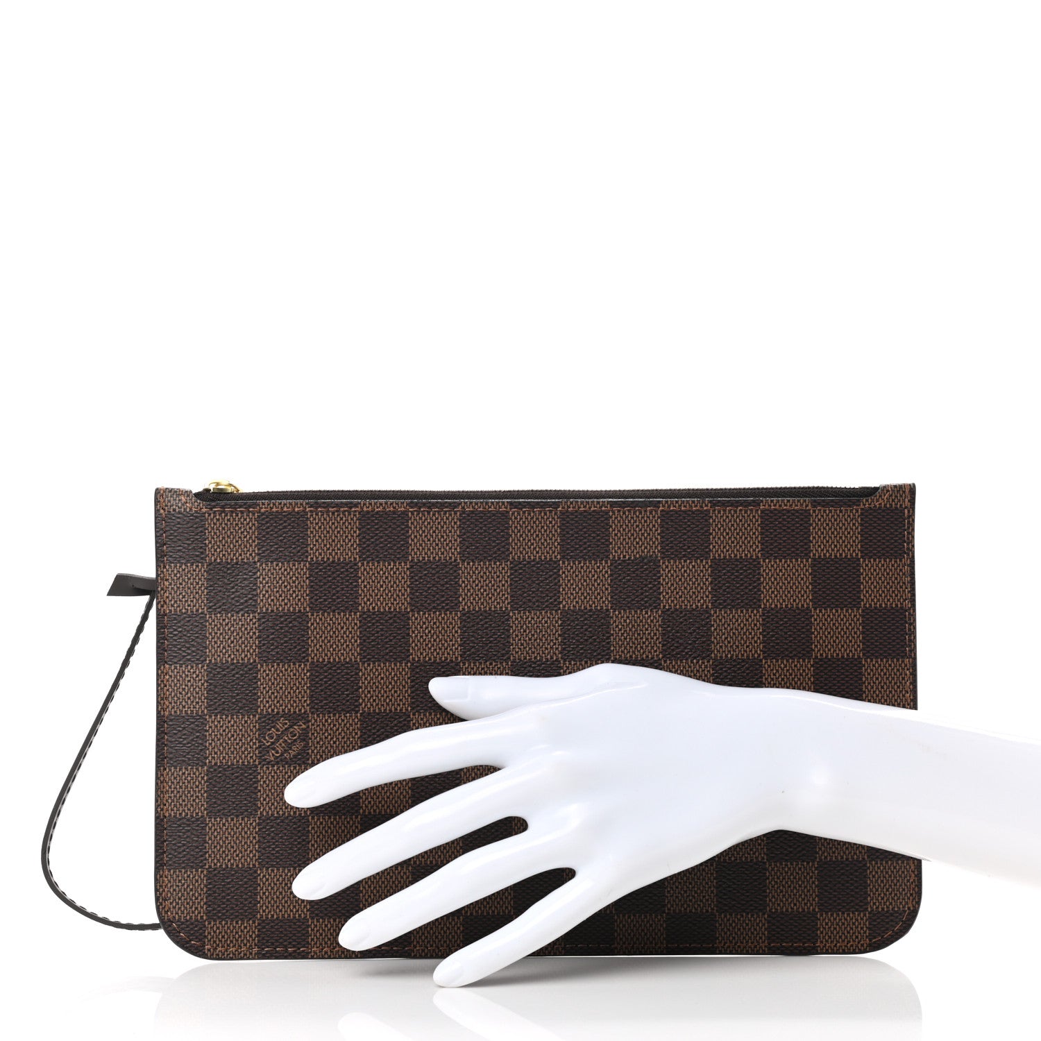 Louis Vuitton Damier Ebene Neverfull MM GM Pochette 3 of 8