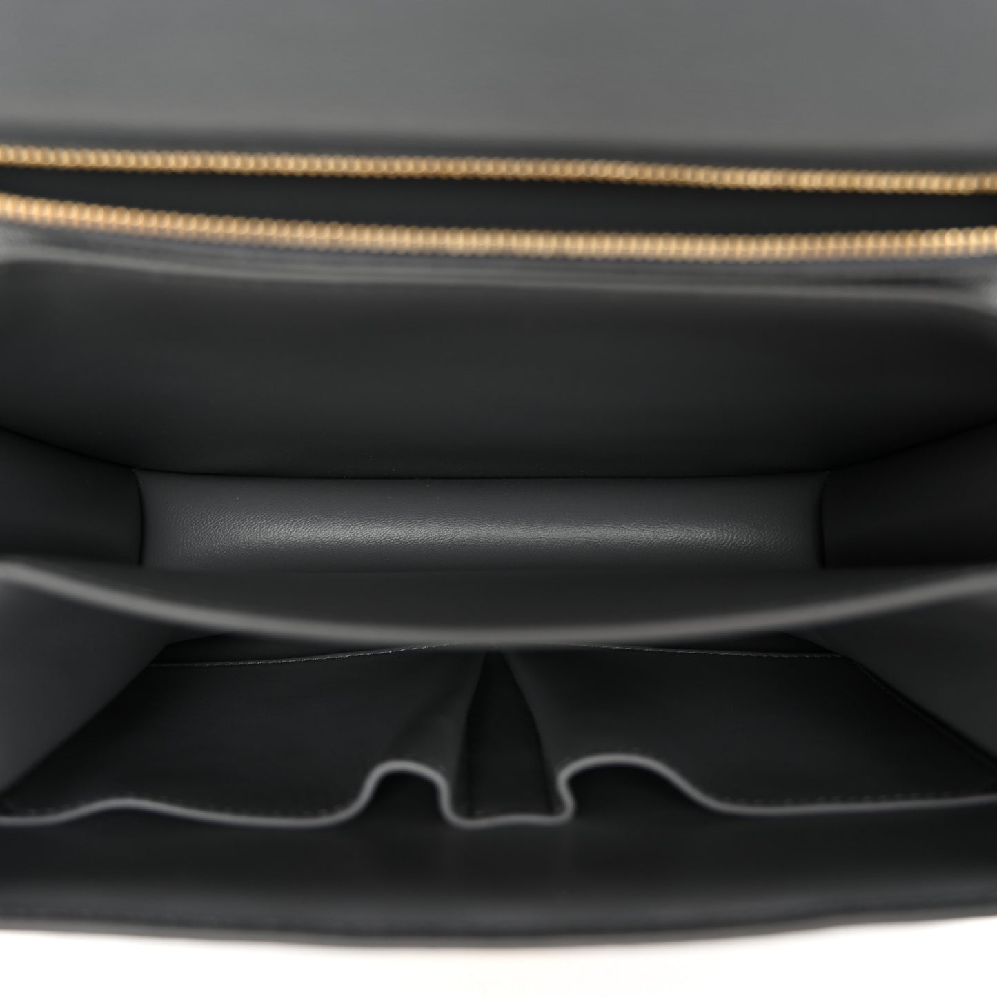 Liege Calfskin Medium Classic Box Flap Bag Grey