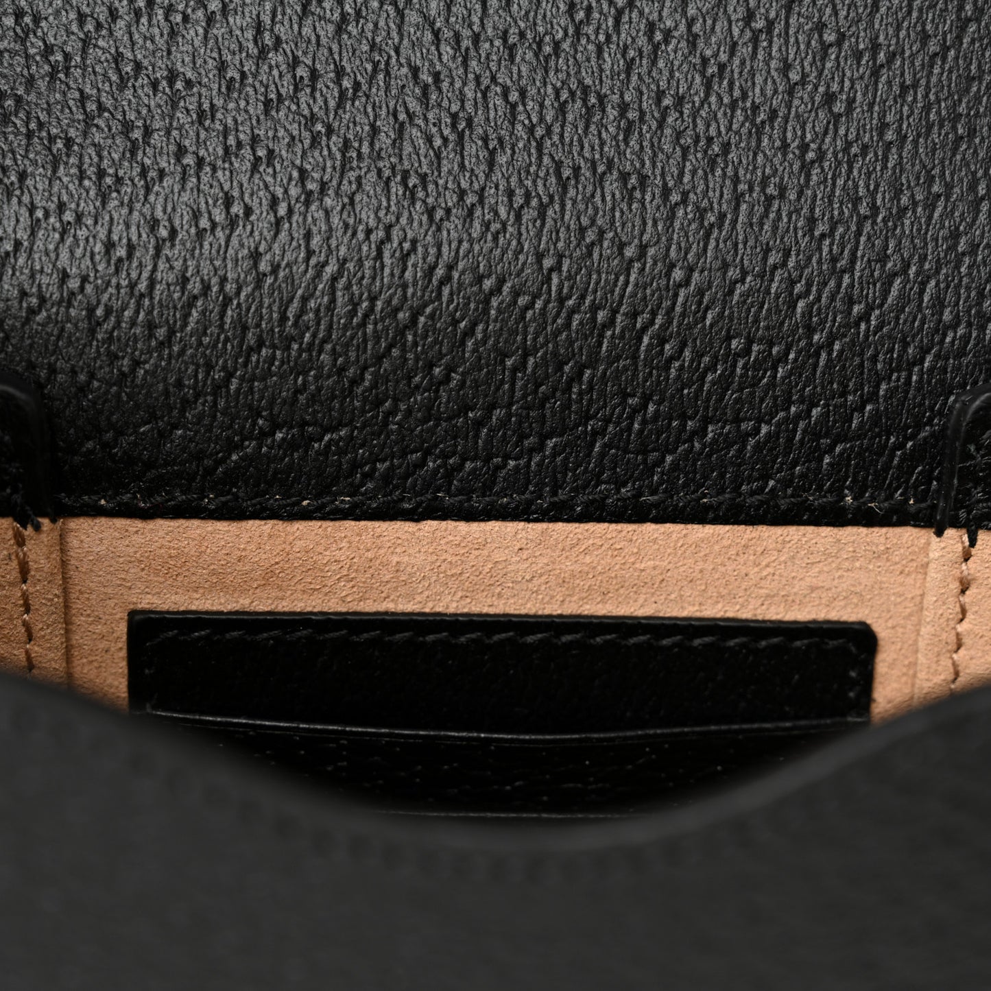 Boarded Plutone Calfskin Mini Horsebit 1955 Crossbody Bag Black