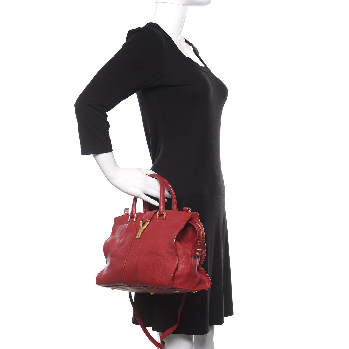 Sheepskin Small Cabas ChYc Rouge Orient